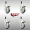 Service Caster 5 Inch 316SS Gray Poly Swivel 7/8 Inch Expanding Stem Caster Set Lock Brake SCC-SS316TTLEX20S514-PPUB-78-4 - alternate 4